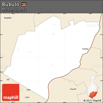Classic Style Simple Map of Bubulo