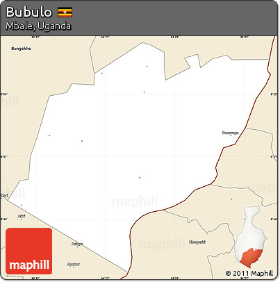 Classic Style Simple Map of Bubulo