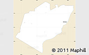 Classic Style Simple Map of Bubulo, single color outside
