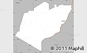 Gray Simple Map of Bubulo