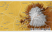 Physical 3D Map of Budadiri