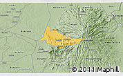 Savanna Style 3D Map of Budadiri