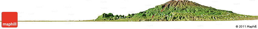 Satellite Horizon Map of Budadiri