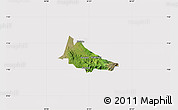 Satellite Map of Budadiri, cropped outside
