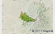 Satellite Map of Budadiri, lighten