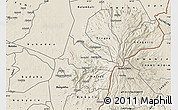 Shaded Relief Map of Budadiri