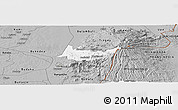 Gray Panoramic Map of Budadiri