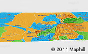 Political Panoramic Map of Budadiri