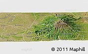 Satellite Panoramic Map of Budadiri