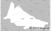Gray Simple Map of Budadiri
