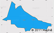 Political Simple Map of Budadiri, cropped outside