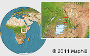 Satellite Location Map of Bulambuli