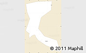Classic Style Simple Map of Bulambuli, single color outside