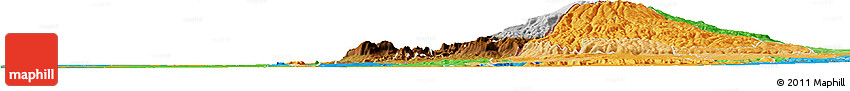 Physical Horizon Map of Mbale, political outside