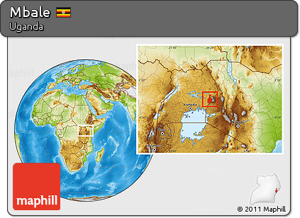 Physical Location Map of Mbale