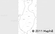 Blank Simple Map of Mbale