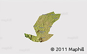 Satellite 3D Map of Ibanda, cropped outside