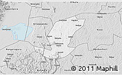 Silver Style 3D Map of Ibanda