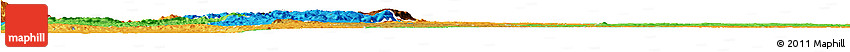 Physical Horizon Map of Ibanda, political outside