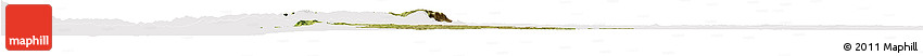 Satellite Horizon Map of Ibanda, cropped outside