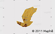 Physical Map of Ibanda, cropped outside