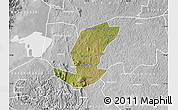 Satellite Map of Ibanda, lighten, desaturated