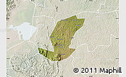 Satellite Map of Ibanda, lighten