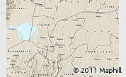 Shaded Relief Map of Ibanda