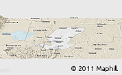 Classic Style Panoramic Map of Ibanda