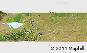 Satellite Panoramic Map of Ibanda
