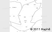 Blank Simple Map of Ibanda