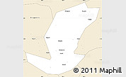 Classic Style Simple Map of Ibanda