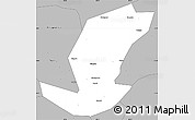 Gray Simple Map of Ibanda