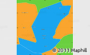 Political Simple Map of Ibanda