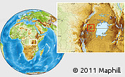 Physical Location Map of Isingiro