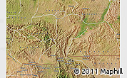 Satellite Map of Isingiro