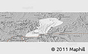 Gray Panoramic Map of Isingiro