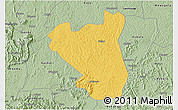 Savanna Style 3D Map of Nyabushozi