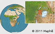 Satellite Location Map of Nyabushozi