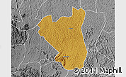 Physical Map of Nyabushozi, desaturated