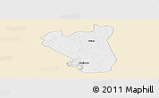 Classic Style Panoramic Map of Nyabushozi, single color outside