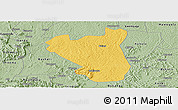 Savanna Style Panoramic Map of Nyabushozi