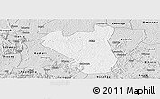 Silver Style Panoramic Map of Nyabushozi