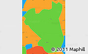 Political Simple Map of Nyabushozi