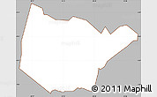 Gray Simple Map of Ruhaama, cropped outside