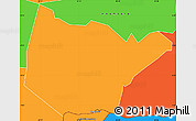 Political Simple Map of Ruhaama