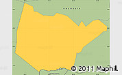 Savanna Style Simple Map of Ruhaama