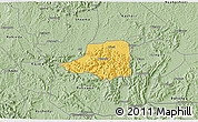 Savanna Style 3D Map of Rwampara