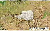 Shaded Relief 3D Map of Rwampara, satellite outside
