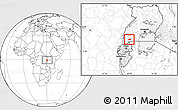 Blank Location Map of Rwampara